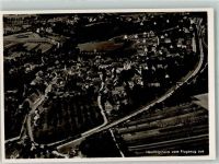 71691 W7149 Heutingsheim am Neckar 1937 Foto AK Fliegeraufnahme