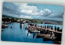 Opatija Abbazia 1920 Foto AK Hafen Photochromiekarte