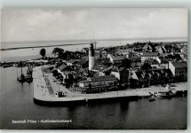 Baltijsk Pillau 1936 Foto AK Leuchtturm Kurfürstenbohlwerk