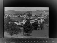87634 W8953 Obergünzburg GLASNEGATIV Kleiderfabrik Königs u. Hermann