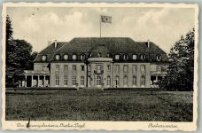 W1000 Tegel Finanzakademie mit Hakenkreuzfahne Reiherwerder Stadt mit Hakenkreuz 1939