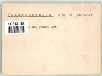 78144 W7230 Waldmössingen KEINE AK Fliegeraufnahme Original aufmontierte Verlagsmusterkarte