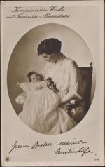 Kronprinzessin Cecilie mit Prinzessin Alexandrine,Cecilienhilfe AKU1 Adel Kronprinzessin Cecilie 1914/18