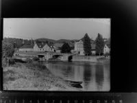 37213 W3430 Witzenhausen GLASNEGATIV Werrabrücke