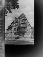 31303 W3167 Burgdorf , Kr Hannover GLASNEGATIV Rathaus