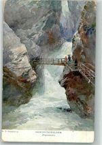 Sigmund Thun Klamm KaprunertalVerla Hermann Kerber Nr. 41 Compton, T. 1914 Künstlerkarte