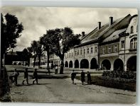 Letohrad Geiersberg Foto AK Straßenszene