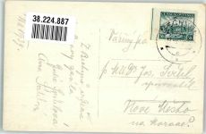 Bechyne Bechin 1939 Foto AK Kirche