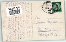 Dittersbach 1925 Foto AK Bahnpost Zug 5374