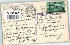 St. Louis 1955 Foto AK Postamt Bell Telephone Building Luftpost