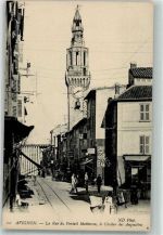 84000 Avignon Foto AK Rue du Portail Matheron Clocher des Augustins