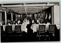 Ozeanliner der Hamburg-Amerika-Linie Speisesaal Touristen-Klasse Dampfer Deutschland Foto AK