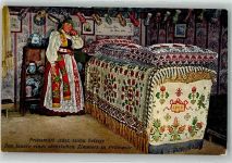 Kronstadt Brasov Foto AK Prazsmar Prejmer Tracht sächsisches Zimmer