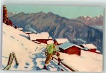 Beatenberg Winter Cigares Nationale Chiasso Tabacs Natur Werbe AK