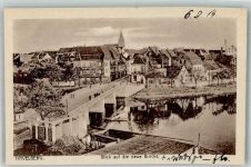 39539 O3530 Havelberg Foto AK Blick auf die neue Brücke