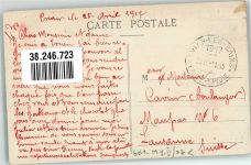 74500 Evian-les-Bains 1917 Foto AK Royal Hotel Marke bildseitig