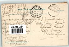 Christchurch 1907 Foto AK On the Avon Marke bildseitig