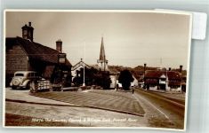 Sussex Foto AK Auto Kirche Rathaus Forest Low Wealden Crowborough