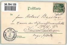 99894 O5804 Reinhardsbrunn 1901 Gebrauchsspuren Lithographie
