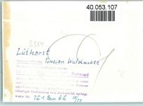 37586 W3354 Lüthorst FOTO KEINE AK Pension Waldwiese