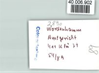 W2890 Nordenham Amtsgericht Gericht FOTO KEINE AK