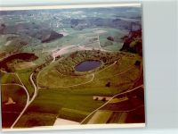 W5562 Manderscheid , Eifel Luftaufnahme Kratersee Windsborner Vulkan FOTO KEINE AK