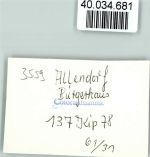 35108 W3559 Allendorf (Eder) FOTO KEINE AK Bürgerhaus