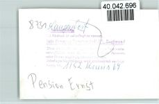 97725 W8731 Langendorf , Unterfr FOTO KEINE AK Pension Ernst