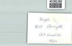 53424 W5480 Kripp FOTO KEINE AK Hotel Rheingold