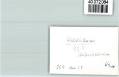 94556 W8351 Waldhäuser FOTO KEINE AK DJH Aufenthaltsraum
