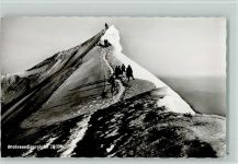 Bergsteigergruppe auf dem Großvenedigergipfel Bergsteiger