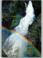 Stalheim Foto AK Sivlefoss Wasserfall Regenbogen
