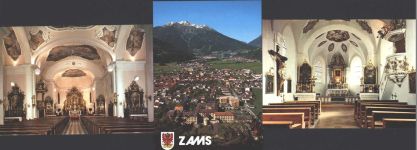 6511 Zams - Lot mit 10 AK (1 doppelt)