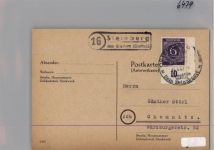 63688 W6473 Steinberg , Kr Büdingen, Hess KEINE AK Landpoststempel
