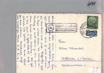 64658 W6145 Winterkasten KEINE AK Landpoststempel
