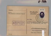 04862 O7281 Wildschütz b Eilenburg KEINE AK Landpoststempel