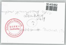 65439 W6093 Weilbach , Main-Taunus-Kr - Foto-Karte