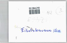 35713 W6345 Eibelshausen - Foto Straße Fahrrad Baum Auto Haus