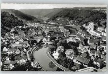 72160 W7240 Sulz am Neckar - Fluss Brücke Berg Haus Baum