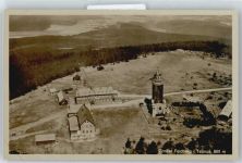 61389 W6384 Feldberg , Taunus - Fliegeraufnahme Turm Haus Feld Baum