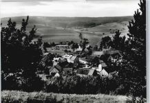 34593 W3589 Rengshausen , Hess - Panorama Baum Haus Feld