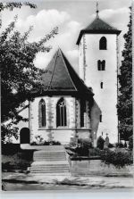 72202 W7270 Nagold - Kirche Treppe Baum