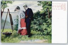 Poesie, Spruch Staffelei