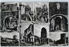 41539 W4047 Zons - Rheinstrasse Turm Schloss Tor Mühle