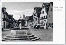 90537 W8501 Feucht - Brunnen, Rathaus