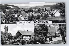 34474 W3549 Wrexen - Fachwerk, Burg