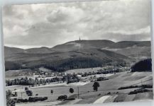 99891 O5801 Winterstein , Thüringerw - Blick zum Inselsberg
