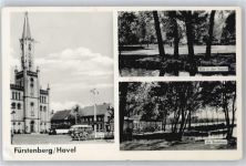 16798 O1432 Fürstenberg , Havel - Park Hafen Markt Kirche