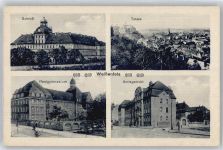 06667 O4850 Weißenfels , Saale - Amstgericht , Gymnasium