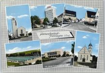 78647 W7218 Trossingen - Kirche, Schwimmbad, Konzerthaus